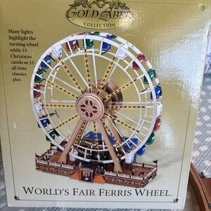Mr Christmas Gold Label World's Fair Ferris Wheel Lights, Motion & Music A+
